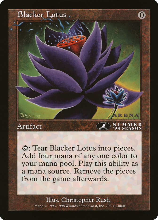 Magic the Gathering Card - Blacker Lotus - MTG Circle