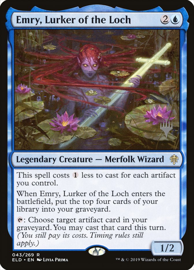 Magic the Gathering Card - Emry, Lurker of the Loch - MTG Circle