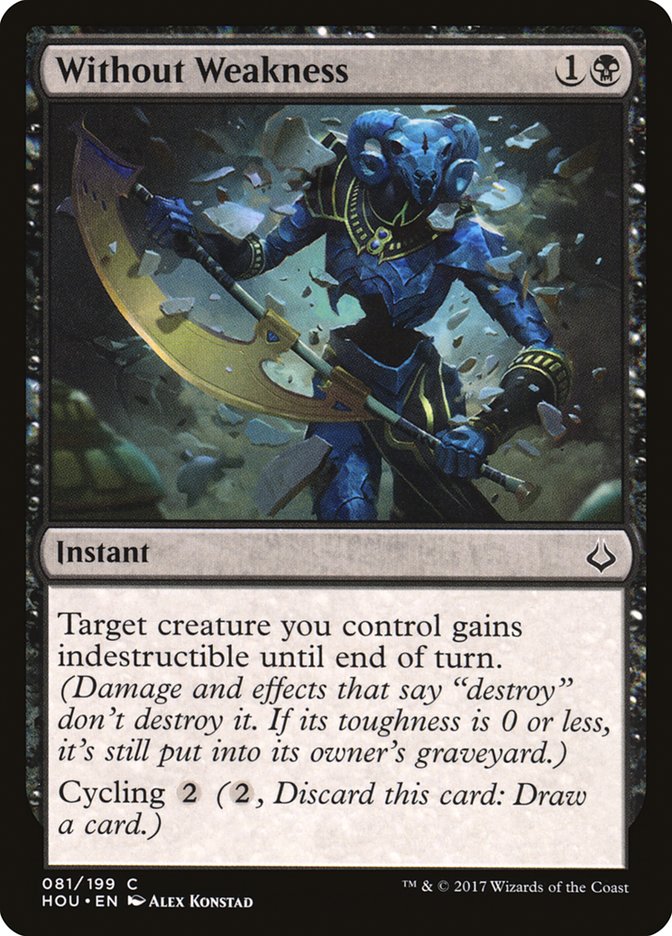 Magic the Gathering Card - Without Weakness - MTG Circle