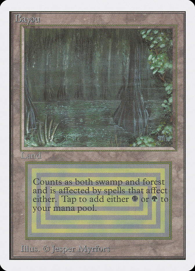 Magic the Gathering Card - Bayou - MTG Circle