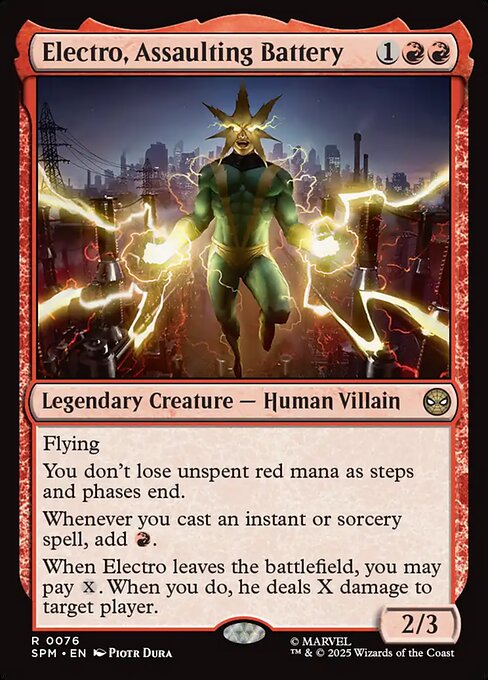 Magic the Gathering Card - Electro, Assaulting Battery - MTG Circle
