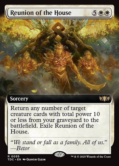 Magic the Gathering Card - Reunion of the House - MTG Circle