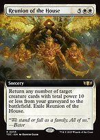 Magic the Gathering Card - Reunion of the House - MTG Circle