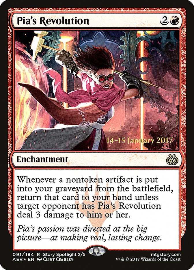 Magic the Gathering Card - Pia's Revolution - MTG Circle