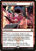 Magic the Gathering Card - Pia's Revolution - MTG Circle