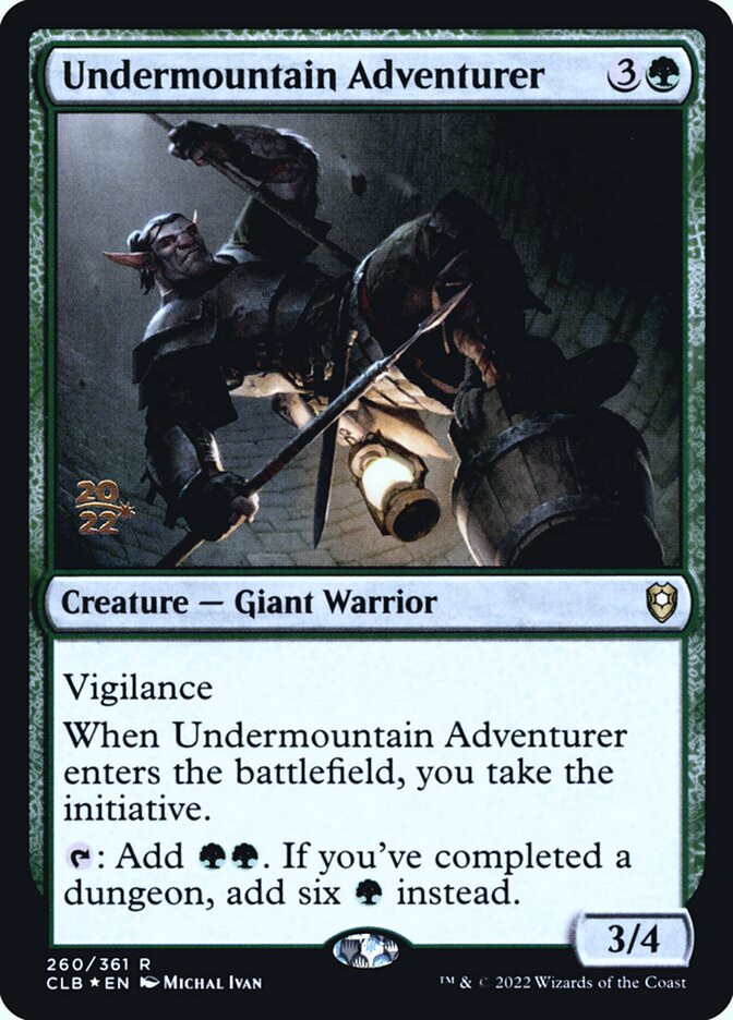Magic the Gathering Card - Undermountain Adventurer - MTG Circle