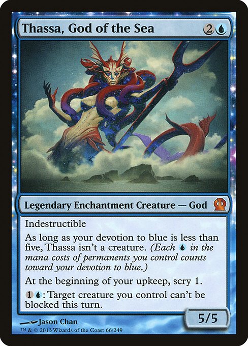 Magic the Gathering Card - Thassa, God of the Sea - MTG Circle