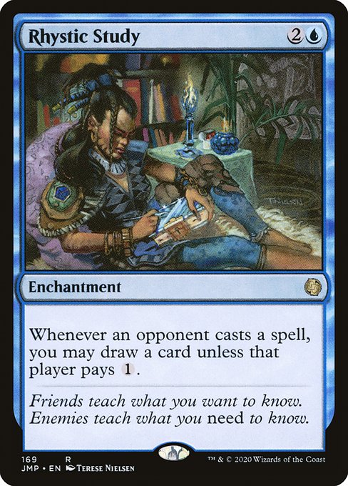 Magic the Gathering Card - Rhystic Study - MTG Circle