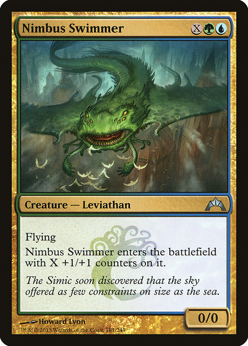 Magic the Gathering Card - Nimbus Swimmer - MTG Circle