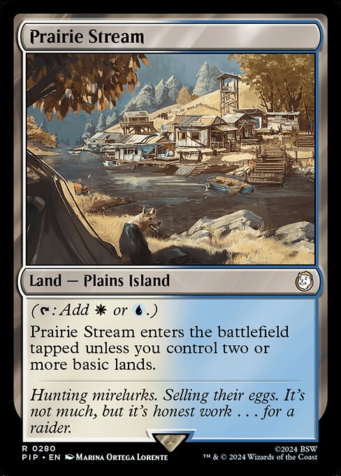 Magic the Gathering Card - Prairie Stream - MTG Circle