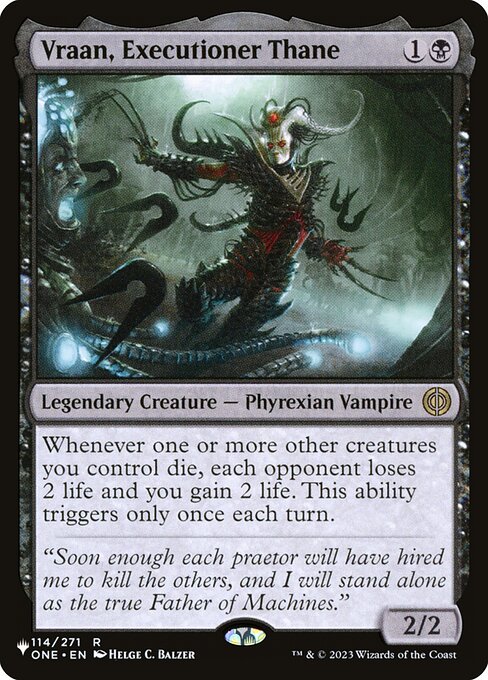 Magic the Gathering Card - Vraan, Executioner Thane - MTG Circle