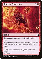 Magic the Gathering Card - Blazing Crescendo - MTG Circle