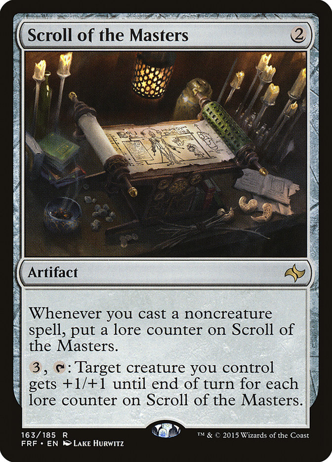 Magic the Gathering Card - Scroll of the Masters - MTG Circle