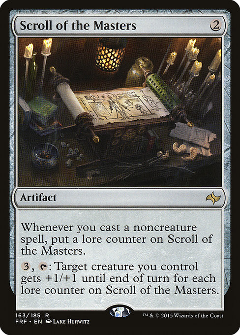 Magic the Gathering Card - Scroll of the Masters - MTG Circle