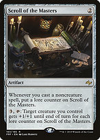 Magic the Gathering Card - Scroll of the Masters - MTG Circle