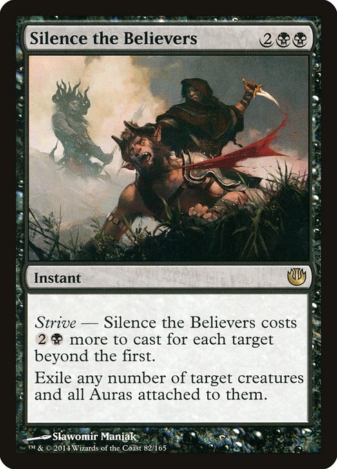 Magic the Gathering Card - Silence the Believers - MTG Circle