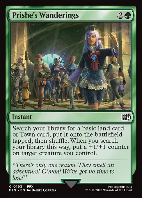Magic the Gathering Card - Prishe's Wanderings - MTG Circle