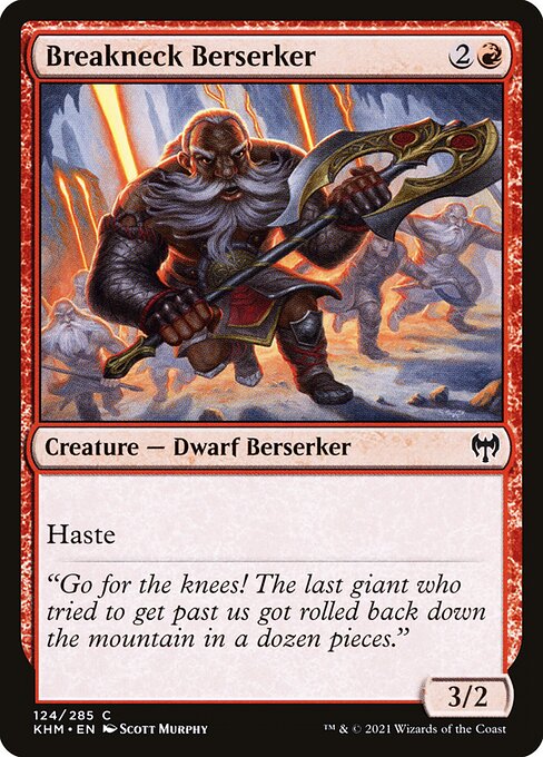 Magic the Gathering Card - Breakneck Berserker - MTG Circle