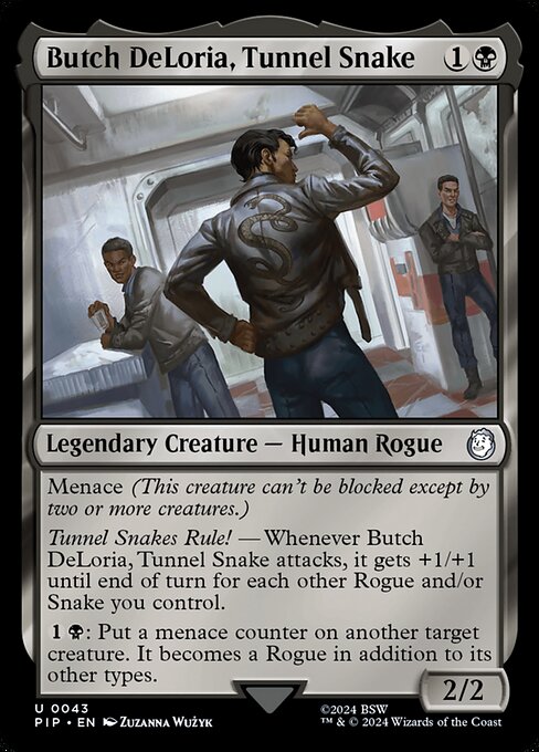 Magic the Gathering Card - Butch DeLoria, Tunnel Snake - MTG Circle