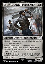 Magic the Gathering Card - Butch DeLoria, Tunnel Snake - MTG Circle