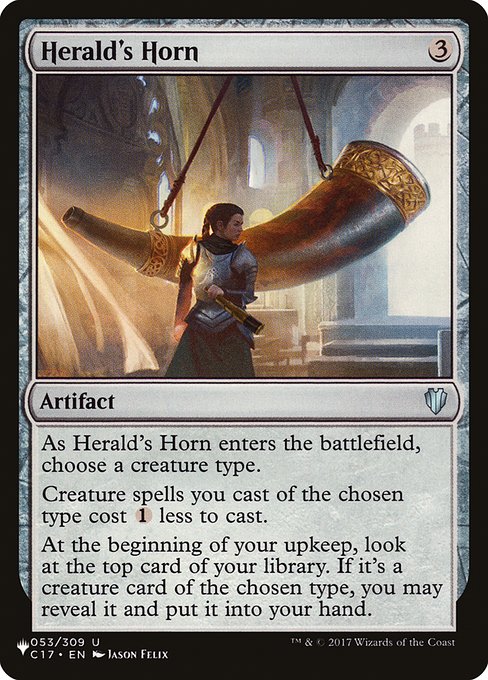 Magic the Gathering Card - Herald's Horn - MTG Circle