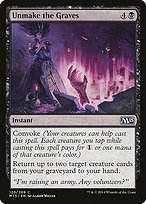 Magic the Gathering Card - Unmake the Graves - MTG Circle