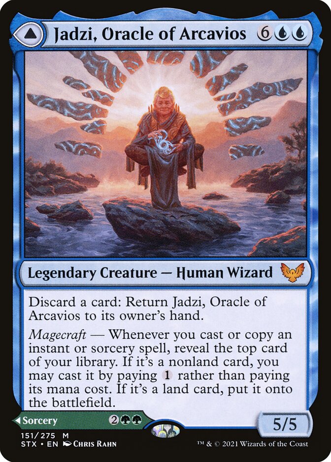 Magic the Gathering Card - Jadzi, Oracle of Arcavios - MTG Circle