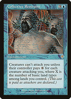Magic the Gathering Card - Collective Restraint - MTG Circle