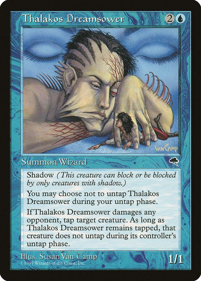 Magic the Gathering Card - Thalakos Dreamsower - MTG Circle