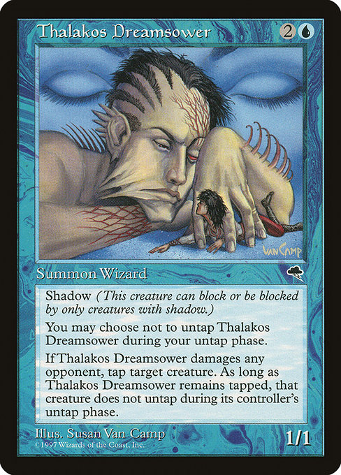 Magic the Gathering Card - Thalakos Dreamsower - MTG Circle