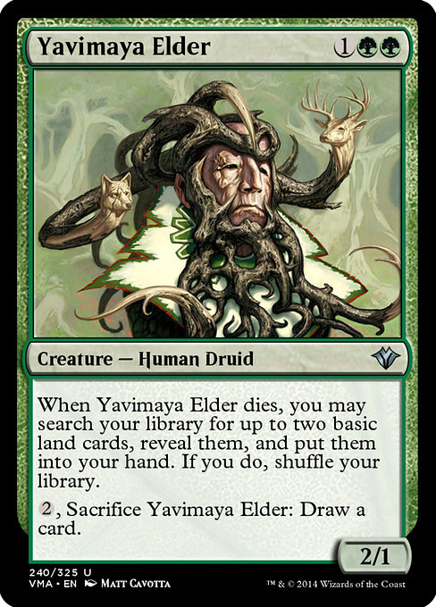 Magic the Gathering Card - Yavimaya Elder - MTG Circle