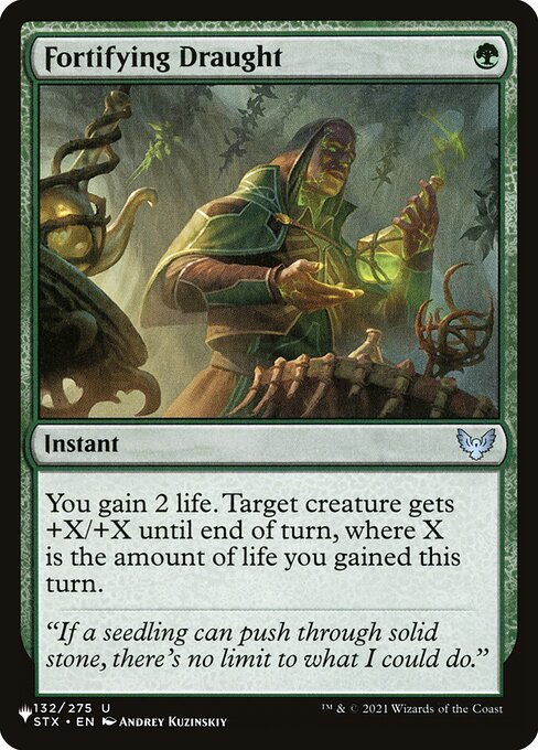 Magic the Gathering Card - Fortifying Draught - MTG Circle