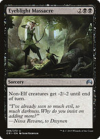 Magic the Gathering Card - Eyeblight Massacre - MTG Circle