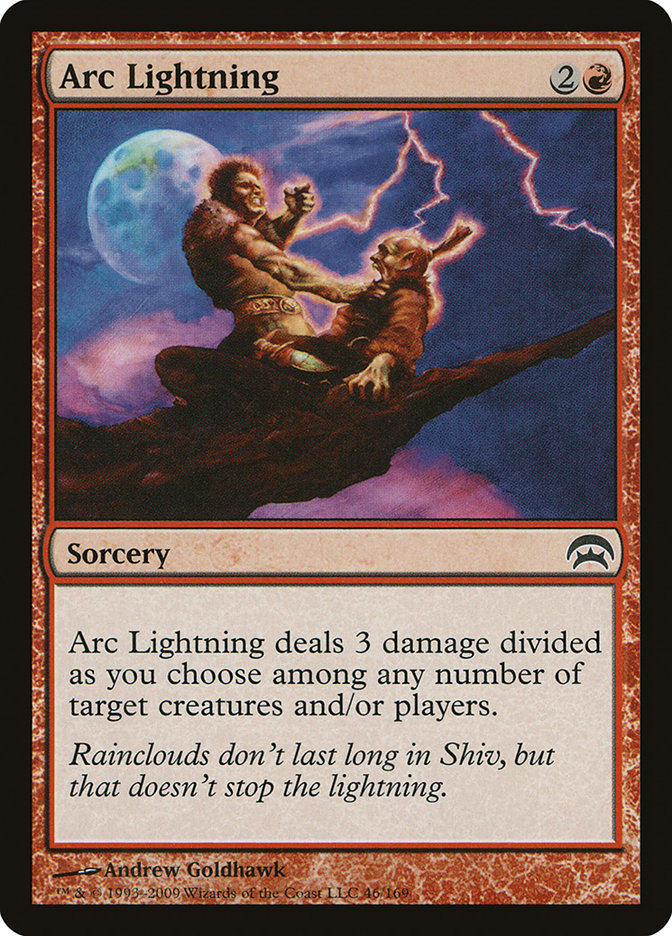 Magic the Gathering Card - Arc Lightning - MTG Circle
