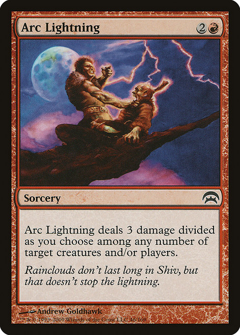 Magic the Gathering Card - Arc Lightning - MTG Circle