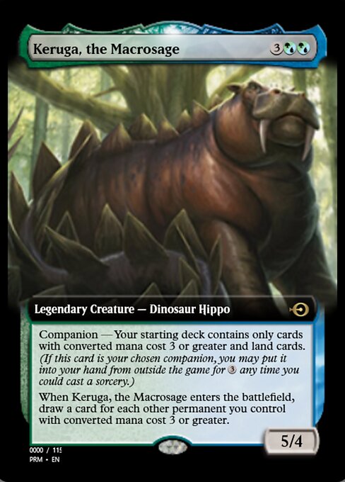 Magic the Gathering Card - Keruga, the Macrosage - MTG Circle