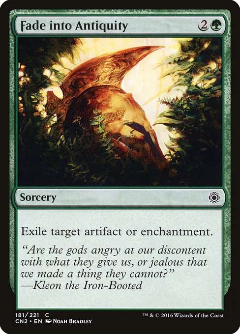 Magic the Gathering Card - Fade into Antiquity - MTG Circle