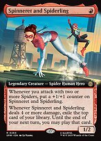 Magic the Gathering Card - Spinneret and Spiderling - MTG Circle