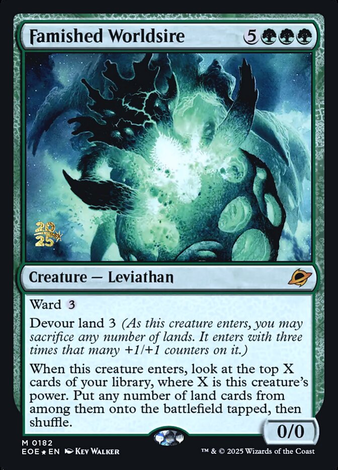Magic the Gathering Card - Famished Worldsire - MTG Circle