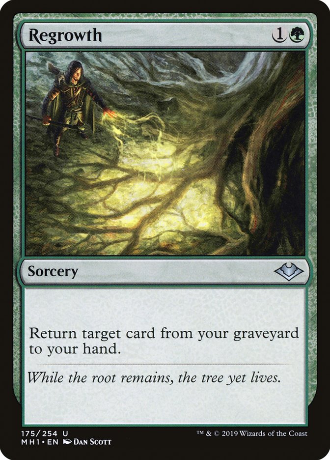 Magic the Gathering Card - Regrowth - MTG Circle