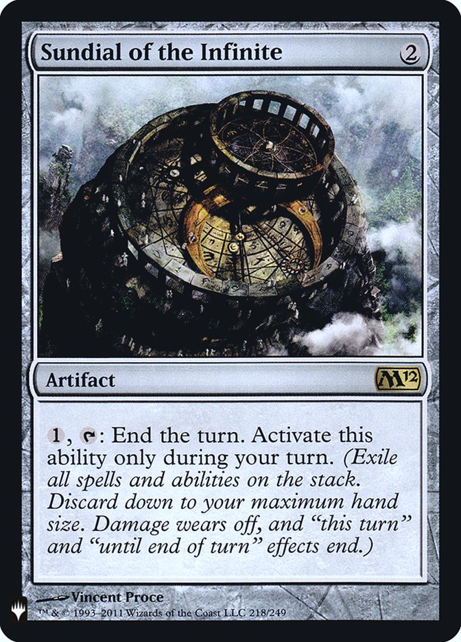 Magic the Gathering Card - Sundial of the Infinite - MTG Circle