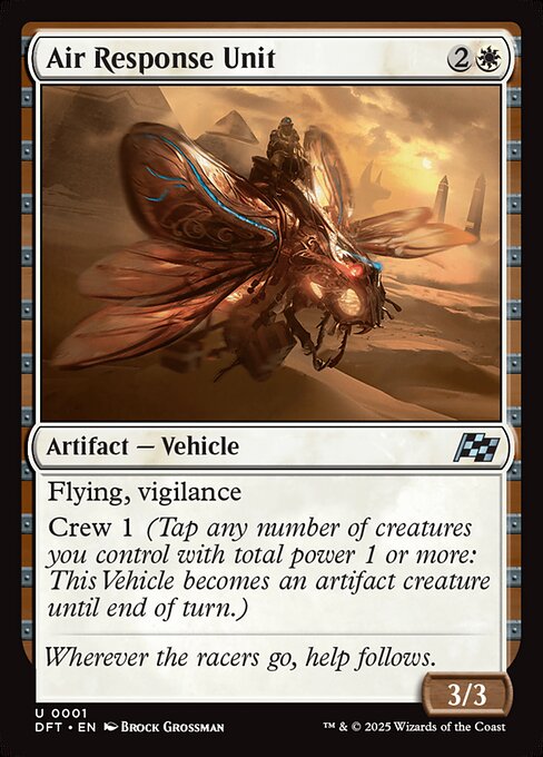 Magic the Gathering Card - Air Response Unit - MTG Circle