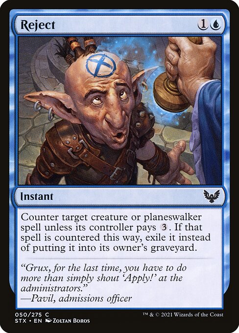 Magic the Gathering Card - Reject - MTG Circle