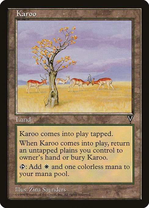 Magic the Gathering Card - Karoo - MTG Circle