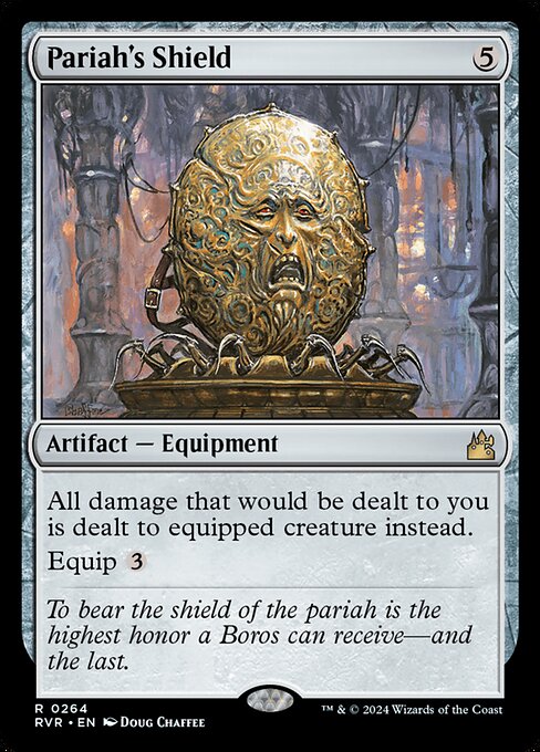 Magic the Gathering Card - Pariah's Shield - MTG Circle