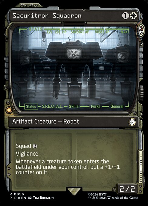 Magic the Gathering Card - Securitron Squadron - MTG Circle