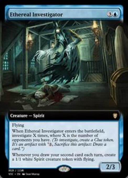 Magic the Gathering Card - Ethereal Investigator - MTG Circle