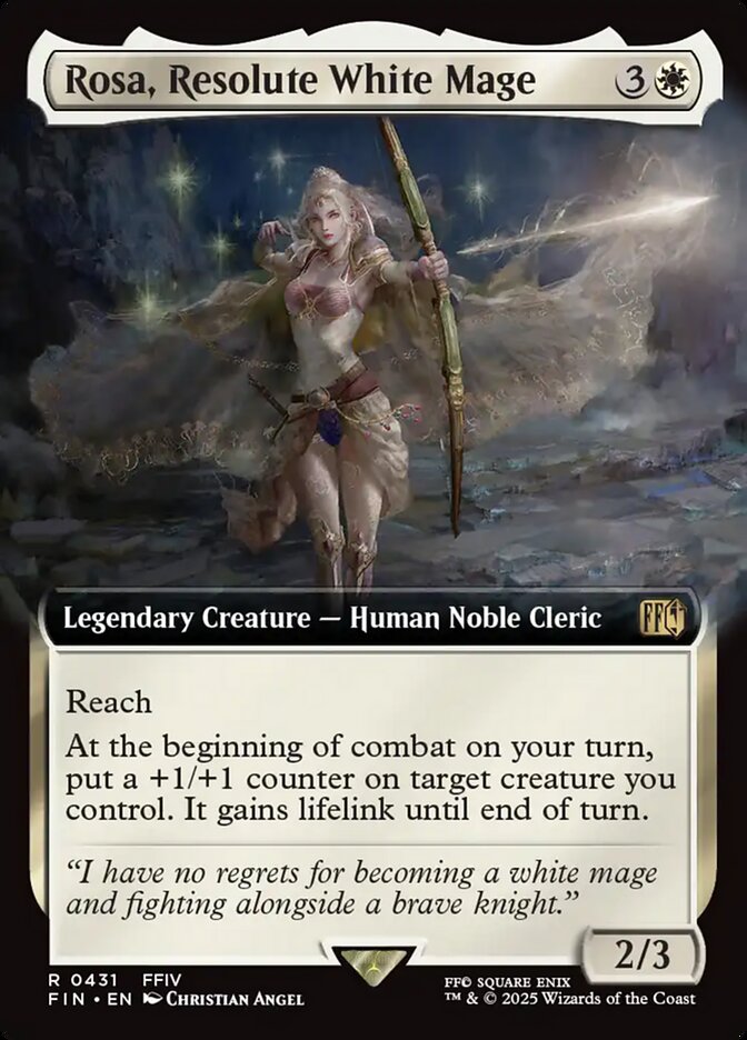 Magic the Gathering Card - Rosa, Resolute White Mage - MTG Circle