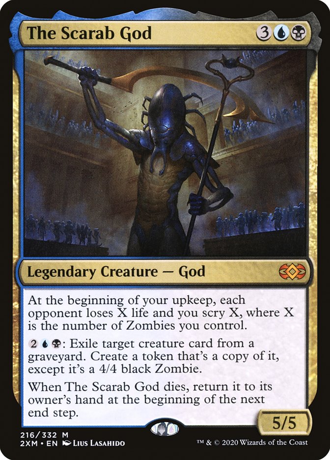 Magic the Gathering Card - The Scarab God - MTG Circle