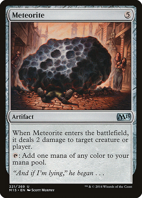 Magic the Gathering Card - Meteorite - MTG Circle